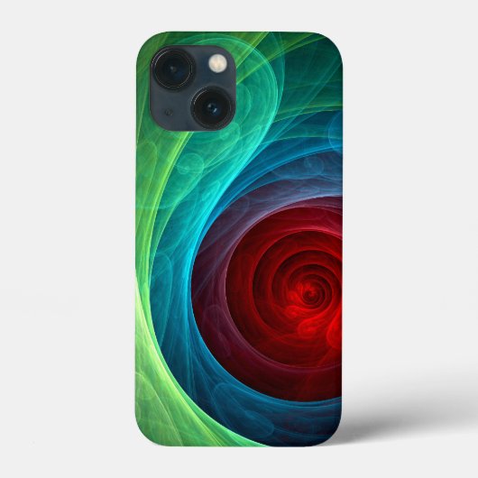 Rood Storm Bloemen Moderne Abstracte Kunst Kleuren Case-Mate iPhone Case (Achterkant)