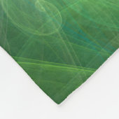 Rood Storm Bloemen Moderne Abstracte Kunst Kleuren Fleece Deken (Hoek)