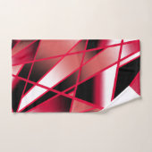 Rood stroomperspectief Verloopkleur gevuld Kunst Bad Handdoek (Handdoek)