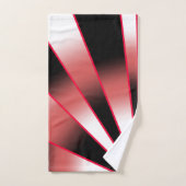 Rood-stroomperspectief Verloopkleur Vulling Tekeni Bad Handdoek (Handdoek)
