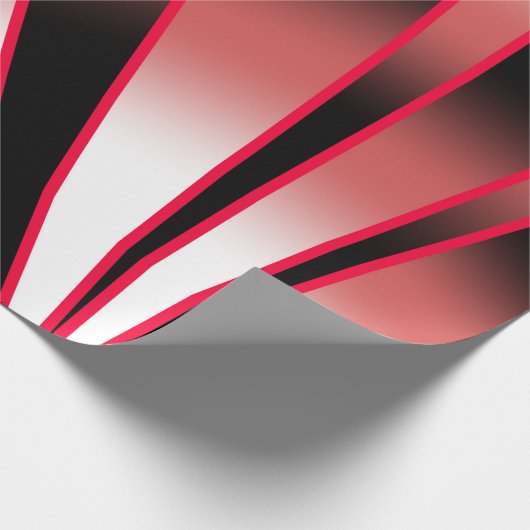Rood-stroomperspectief Verloopkleur Vulling Tekeni Cadeaupapier (Hoek)