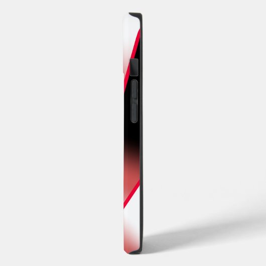 Rood-stroomperspectief Verloopkleur Vulling Tekeni Case-Mate iPhone Case (Achterkant / Links)