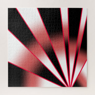 Rood-stroomperspectief Verloopkleur Vulling Tekeni Legpuzzel