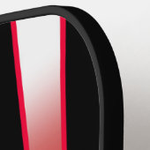 Rood-stroomperspectief Verloopkleur Vulling Tekeni Pickleball Paddle (Links Detail)