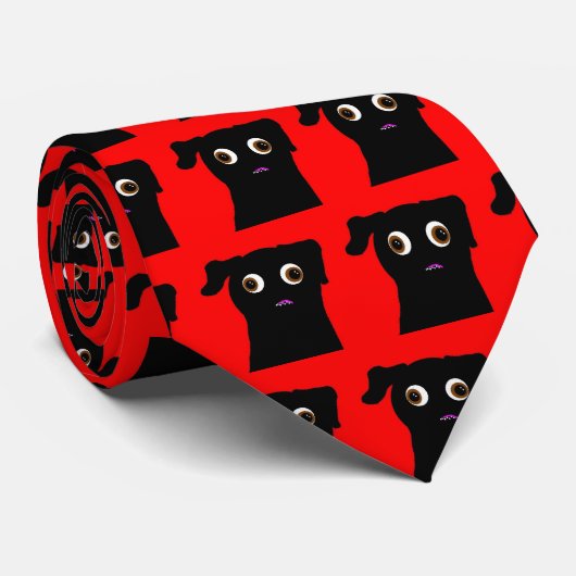 Rood Stropdas (Opgerold)