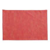 Rood subtiel minimalistisch, elegant modern patroo kussensloop (Achterkant-Rechts)