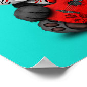 Rood suikerriet poster (Hoek)