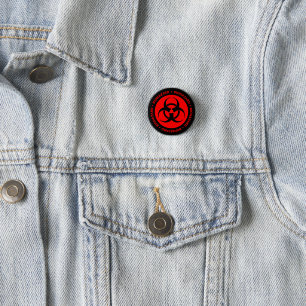 Rood symbool Button