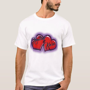 Rood T-Shirt met dubbel hart