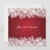 Rood tijdens bruiloft kaart (Achterkant)