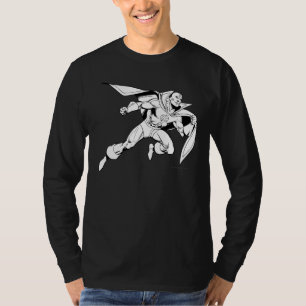 Rood-tornado-overzicht T-shirt