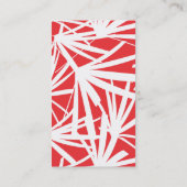 ROOD TROPISCH VISITEKAARTJE (Achterkant)