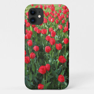Rood Tulpen 01 iPhone 11 Hoesje