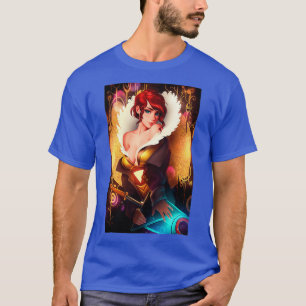 Rood uit transistor t-shirt