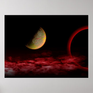 Rood universum poster