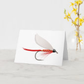 Rood van de Vlieg van de visserij het Droge Kaart (Gele Bloem)