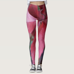 Rood van herfst leggings