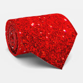 Rood verloop stropdas (Opgerold)
