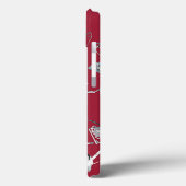 Rood verscheurd glas en diamant Case-Mate iPhone case (Achterkant / Links)