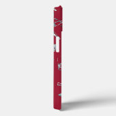 Rood verscheurd glas en diamant Case-Mate iPhone case (Achterkant / Rechts)