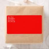 Rood verzendlabel (Insitu)