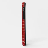 Rood vierkant Case-Mate iPhone case (Achterkant/links)