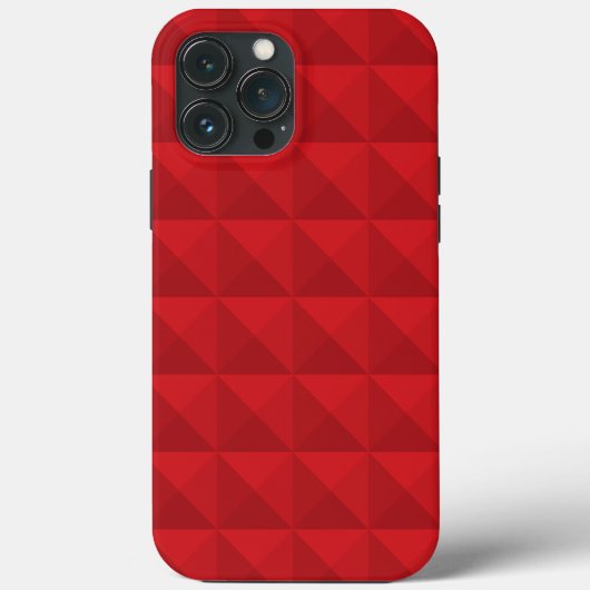 Rood vierkant Case-Mate iPhone case (Achterkant)