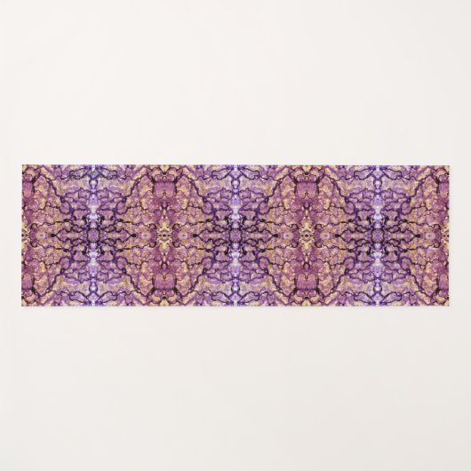 Rood-Violet Inzicht - Yoga Mat (Voorkant (horizontaal))