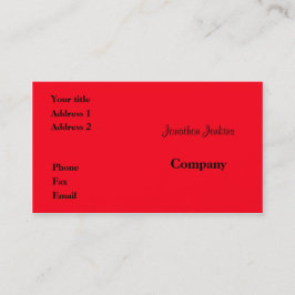Rood Visitekaartje