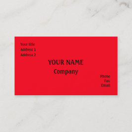 Rood Visitekaartje