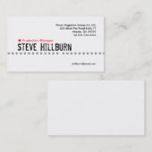 Rood Visitekaartje 4 (Voorkant / Achterkant)