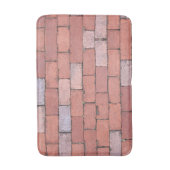 Rood vloerpatroon Rick grappig Badmat (Voorkant Verticaal)