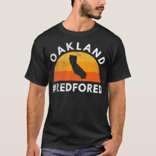 Rood voor Ed Oakland California Docent Publiek Ed T-shirt