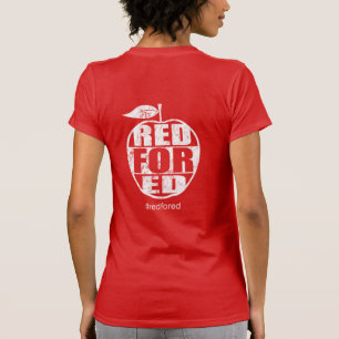 Rood voor Ed #redfored Teachers Strike T-shirt