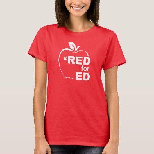Rood voor Ed Women's T-Shirt (Voorkant)