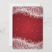 Rood voor weddenschap bij mousserende golf kaart (Achterkant)