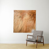 Rood vosthout wandkleed (In situ)