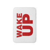 Rood wakker badmat (Voorkant Verticaal)
