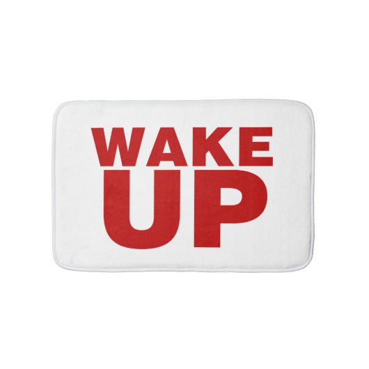 Rood wakker badmat (Voorkant)
