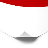 Rood wakker perfect poster (Hoek)