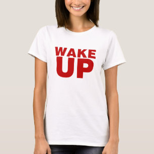 Rood wakker t-shirt