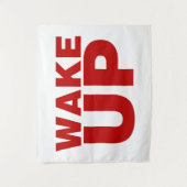 Rood wakker wandkleed (Voorkant)