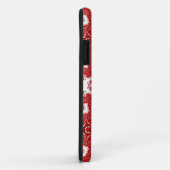 Rood warm en wit logo, aangepast uniek uniek Case-Mate iPhone case (Achterkant/rechts)