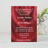 Rood waspatroon kaart (Staand voorkant)