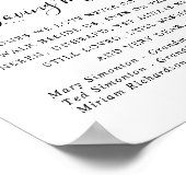 Rood Waterverf Hart Trouwherdenking Bord Poster (Hoek)