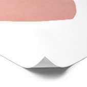 Rood Waterverf Hartzenuwstelsel Poster (Hoek)