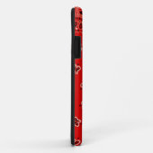 Rood Western bandenscharf Fabric Wrap Case-Mate iPhone Case (Achterkant/rechts)