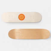 Rood wiel van Dharma (boeddhistische kunst) Skateboard (Horizontaal)