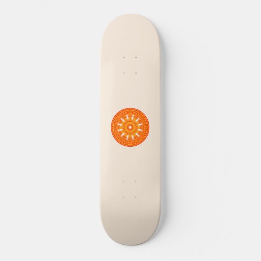 Rood wiel van Dharma (boeddhistische kunst) Skateboard (Voorkant)