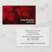 Rood wijngaarden visitekaartje (Voorkant / Achterkant)